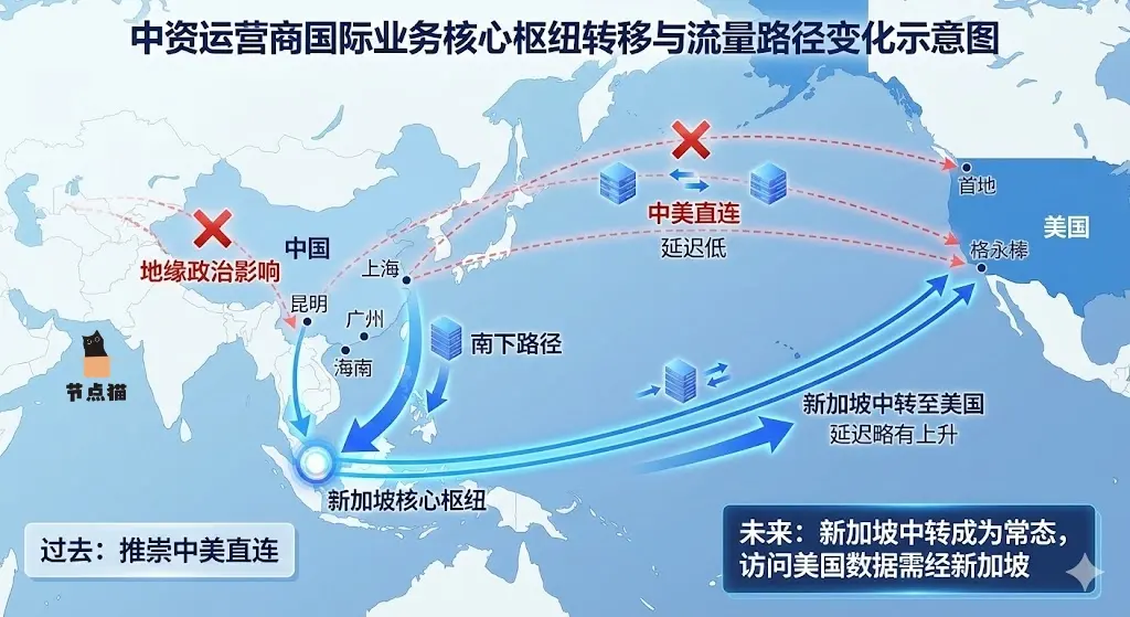 中美直连网络或迎来变化